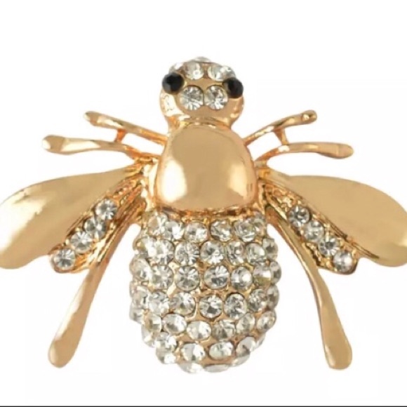 Crystal Bee Brooch new - Picture 3 of 14